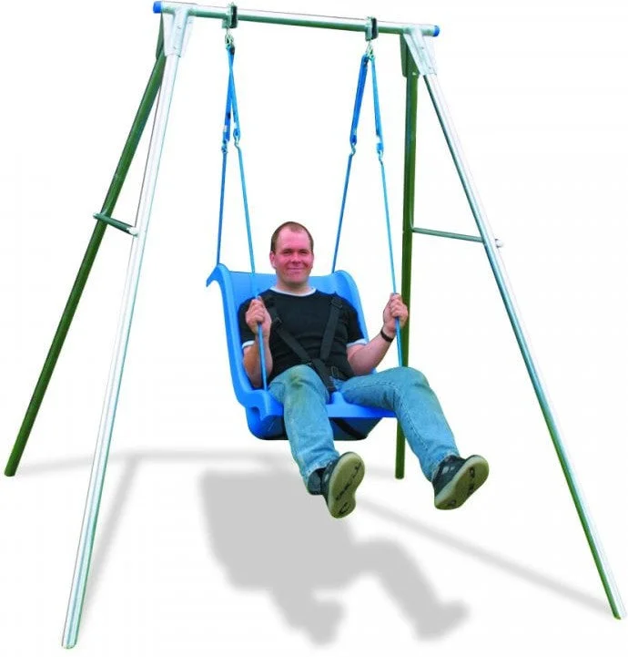 Outdoor toys for mountain cabins like nature - themed games Single Swing Frame (Frame only) - EN1176 Certified Outdoor toys for mountain cabins like nature - themed games Single Swing Frame (Frame only) - EN1176 Certified