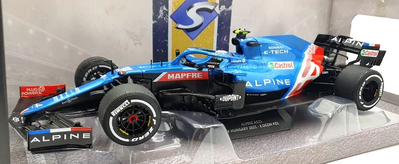 Car customization options for personalized vehicles Solido 1/18 Scale Diecast S1808103 - Alpine A521 GP Hungary 2021 E.Ocon #31 Car customization options for personalized vehicles Solido 1/18 Scale Diecast S1808103 - Alpine A521 GP Hungary 2021 E.Ocon #31