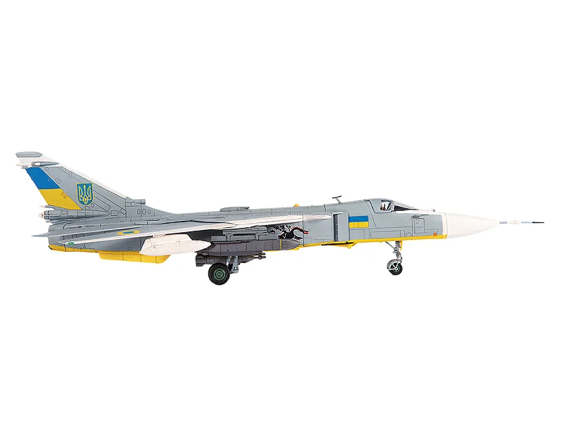 Arctic - expedition model toys for polar - region study Sukhoi Su-24M Fencer-D Bomber Aircraft "Ukraine War" (2023) Ukrainian Air Force 1/72 Diecast Model by JC Wings Arctic - expedition model toys for polar - region study Sukhoi Su-24M Fencer-D Bomber Aircraft "Ukraine War" (2023) Ukrainian Air Force 1/72 Diecast Model by JC Wings