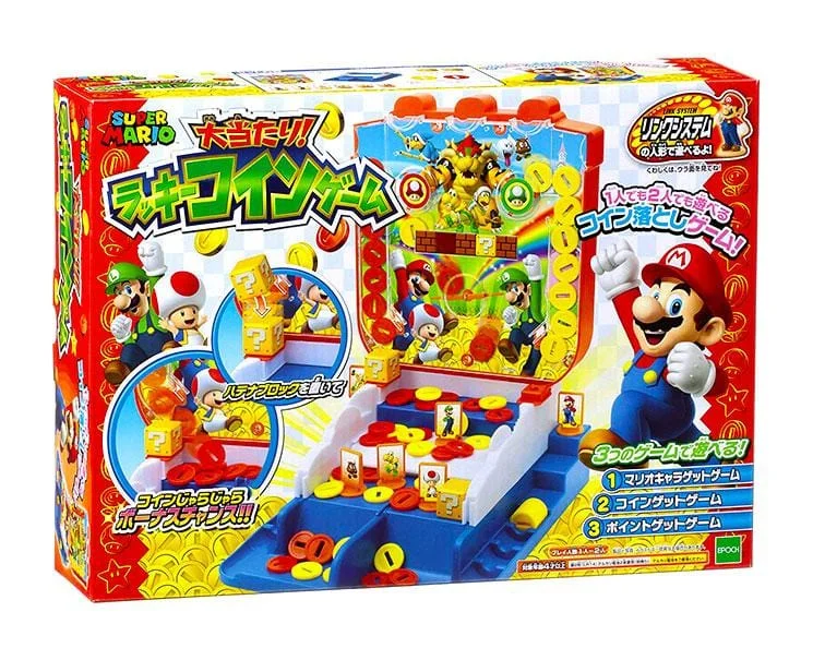 Video games with crossover mechanics​ Super Mario Big Lucky Coin Game