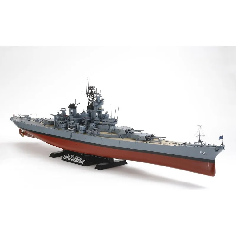 Carnival model toys with game booths​ Tamiya US Battleship BB-62 New Jersey