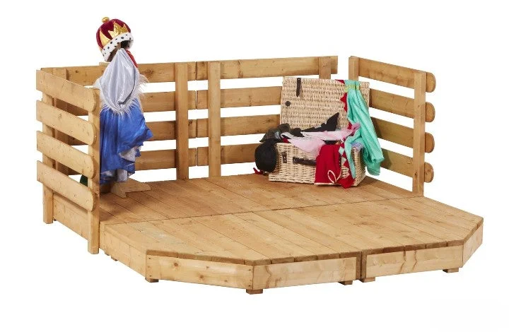 Outdoor toys for babysitters to engage kids​ Thespians Terrace Creative Play Stage