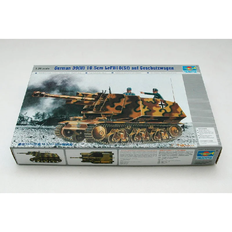 Fire station model toys with firefighting equipment Trumpeter German 39(H) 10.5cm LeFH18(Sf) auf Geschutzwagen Fire station model toys with firefighting equipment Trumpeter German 39(H) 10.5cm LeFH18(Sf) auf Geschutzwagen