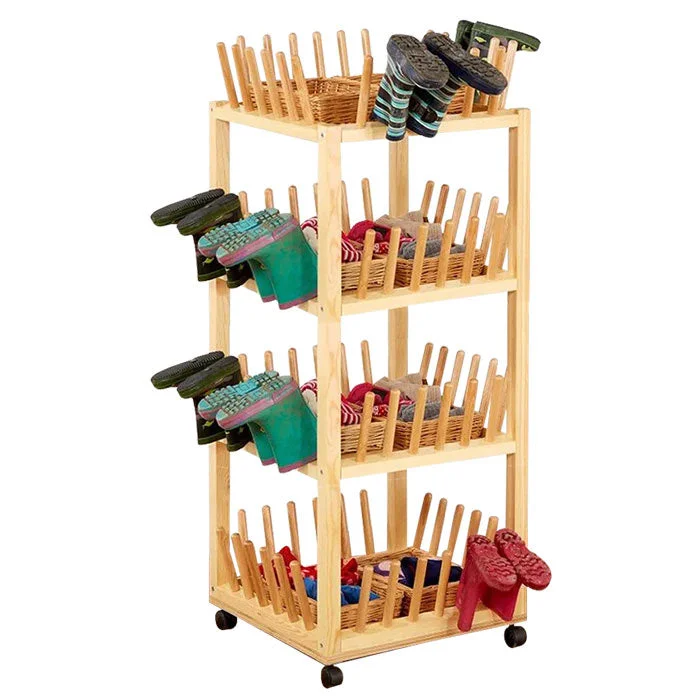 Outdoor toys for Kwanzaa like unity - cup - related play items Welly Boot Storage Trolley (Ks1) - 4 Shelves Outdoor toys for Kwanzaa like unity - cup - related play items Welly Boot Storage Trolley (Ks1) - 4 Shelves
