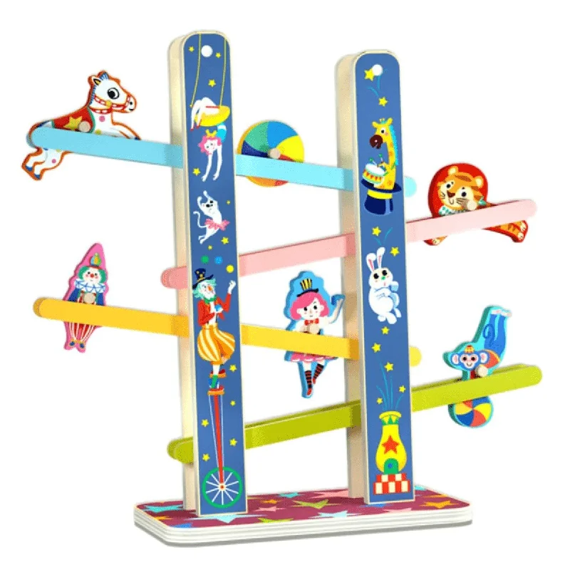 Educational toys for teaching mechanical engineering​ Wooden Acrobats' Cascade (3+Years)
