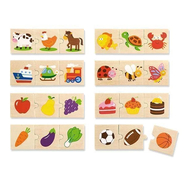 Educational toys for teaching robotics basics​ Wooden Categorising Puzzle Set
