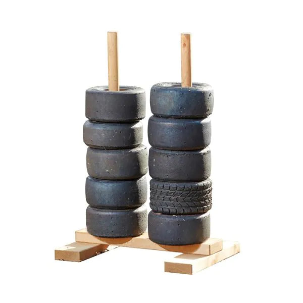 Outdoor toys for treehouse play like climbing ropes​ Wooden Stand For Tiny Tyres - Small