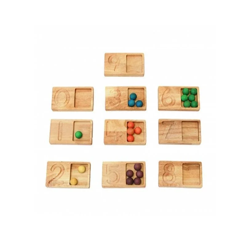 Educational toys for teaching marketing concepts​ Writing and Counting Trays