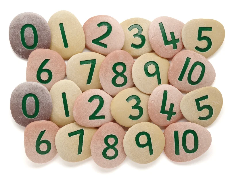 Educational toys for teaching basic astronomy​ Yellow Door Jumbo Number Pebbles