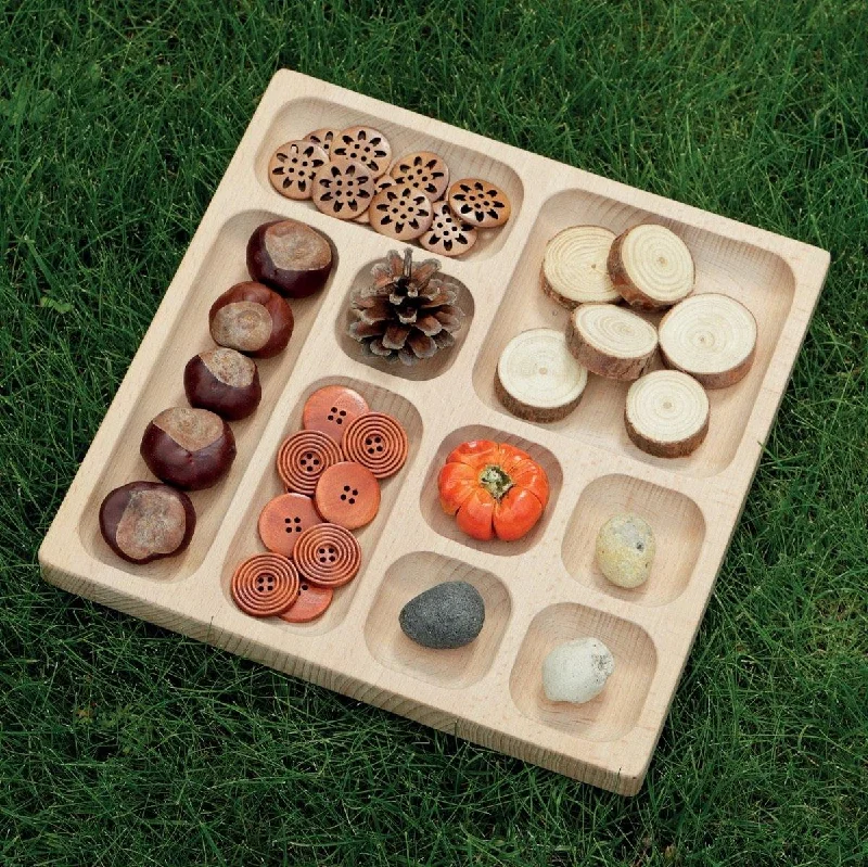 Language - learning educational toys for young children Yellow Door Natural Tinker Tray Language - learning educational toys for young children Yellow Door Natural Tinker Tray