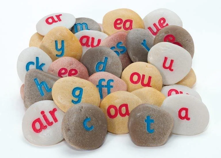 Math - focused educational toys for preschoolers​ Yellow Door Phonics Pebbles