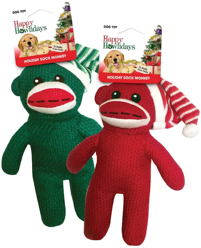 Plush toys for tea lovers with teapot or teacup designs​ 10" Sock Monkey Dog Toy