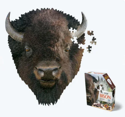 Puzzle challenges with time - limits for competitive play #6015MC I Am Bison Head-Shaped Puzzle, 300 pc. Puzzle challenges with time - limits for competitive play #6015MC I Am Bison Head-Shaped Puzzle, 300 pc.
