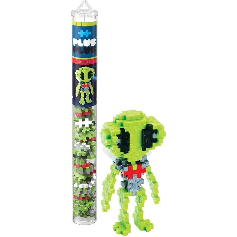 Puzzle - themed backpacks for carrying puzzle sets​ 70 pc Plus-Plus Alien Tube