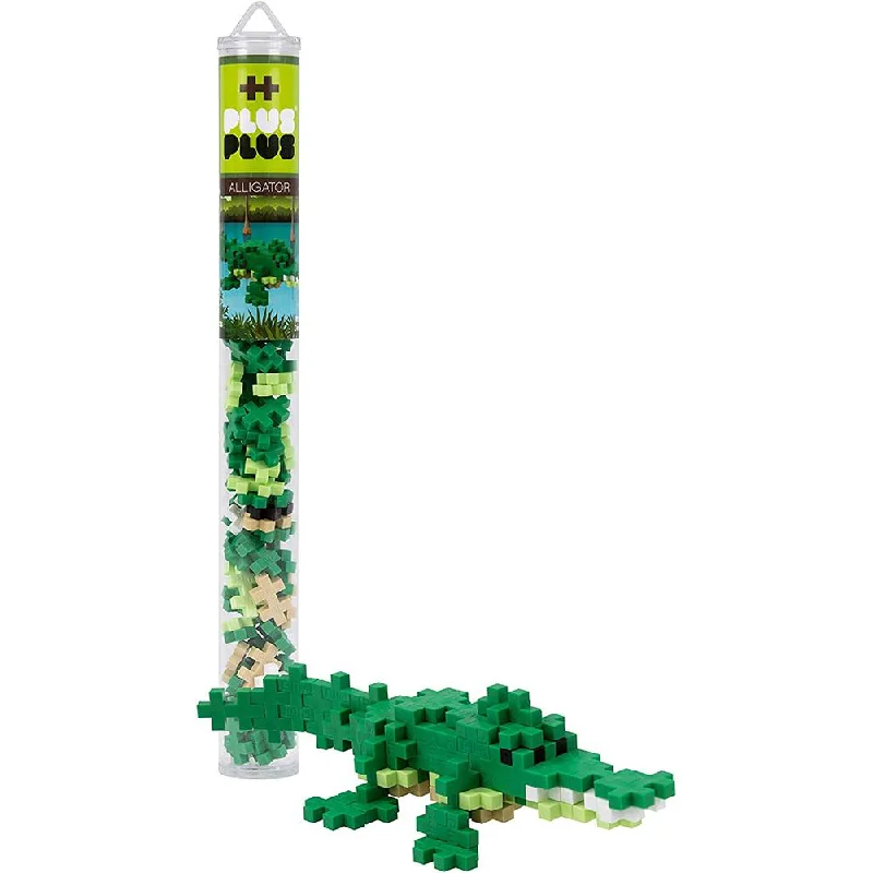 Puzzle - based wedding invitations with hidden messages​ 70 pc Plus-Plus Alligator Tube