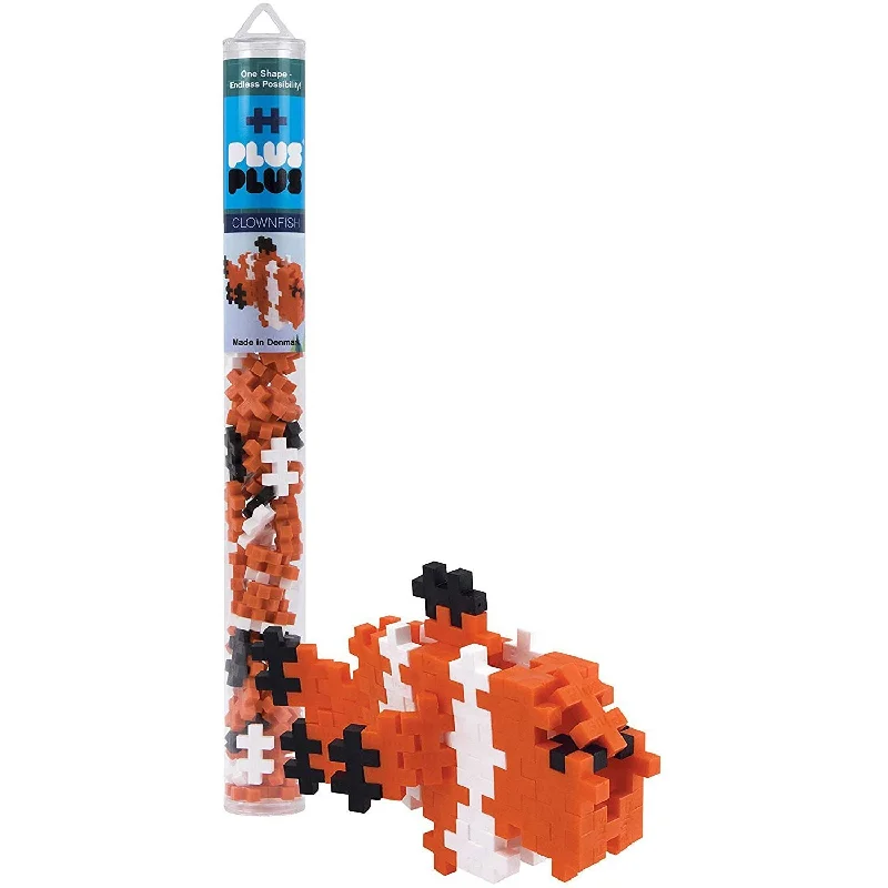 Puzzle - based logic games for brain training​ 70 pc Plus-Plus Clownfish Tube