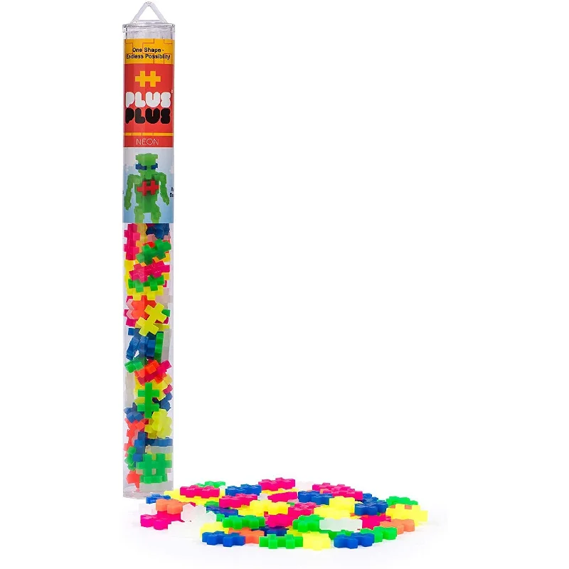 Nature - themed puzzles featuring landscapes​ 70 pc Plus-Plus Neon Tube
