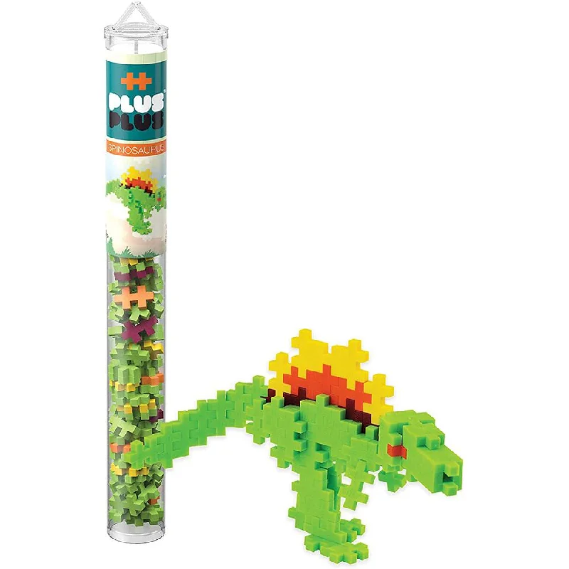 Multi - player cooperative puzzles for group activities​ 70 pc Plus-Plus Spinosaurus Tube