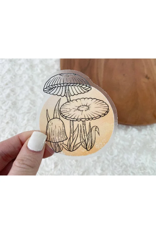 Plush toys for cat lovers shaped like their favorite breed Agaricus Plicatilis Abstract - Botanical Clear Sticker Plush toys for cat lovers shaped like their favorite breed Agaricus Plicatilis Abstract - Botanical Clear Sticker
