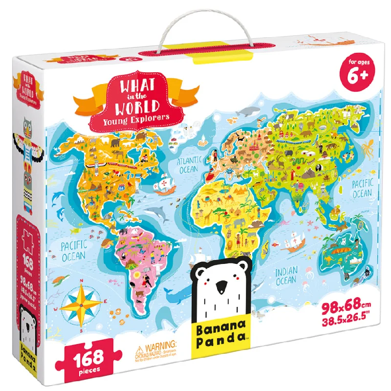Puzzle prizes for game shows and competitions Banana Panda What in the World Puzzle Puzzle prizes for game shows and competitions Banana Panda What in the World Puzzle