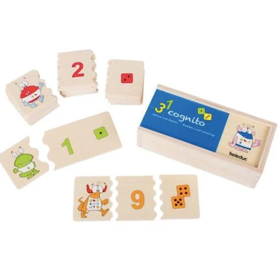 Puzzle decor for home interior accents​ Cognito - Numbers + Counting