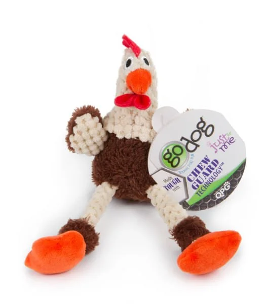Superhero - inspired plush toys for boys​ Brown Skinny Rooster Dog Toy