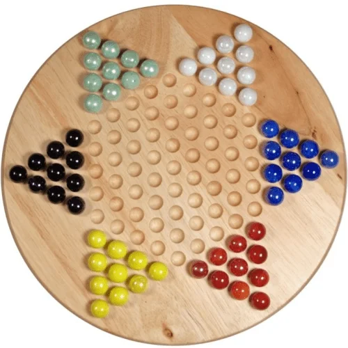 Puzzle - based musical instruments with puzzle - related features​ CHINESE CHECKERS WOOD MARBLE