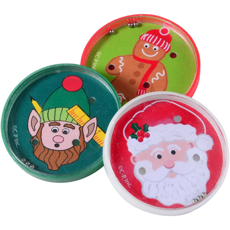 Puzzle - based scavenger hunt clues for treasure - hunting​ Christmas Pill Puzzles Toy (Pack of 6)