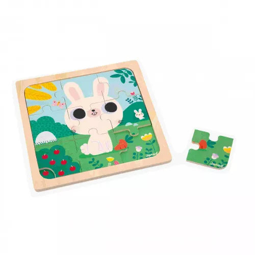 Puzzle - shaped candles for decorative purposes​ Chunky Wooden Trio Puzzle