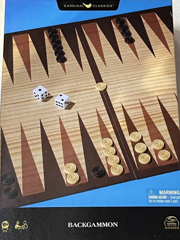Puzzle - themed tote bags for carrying essentials​ CLASSIC GAMES BACKGAMMON