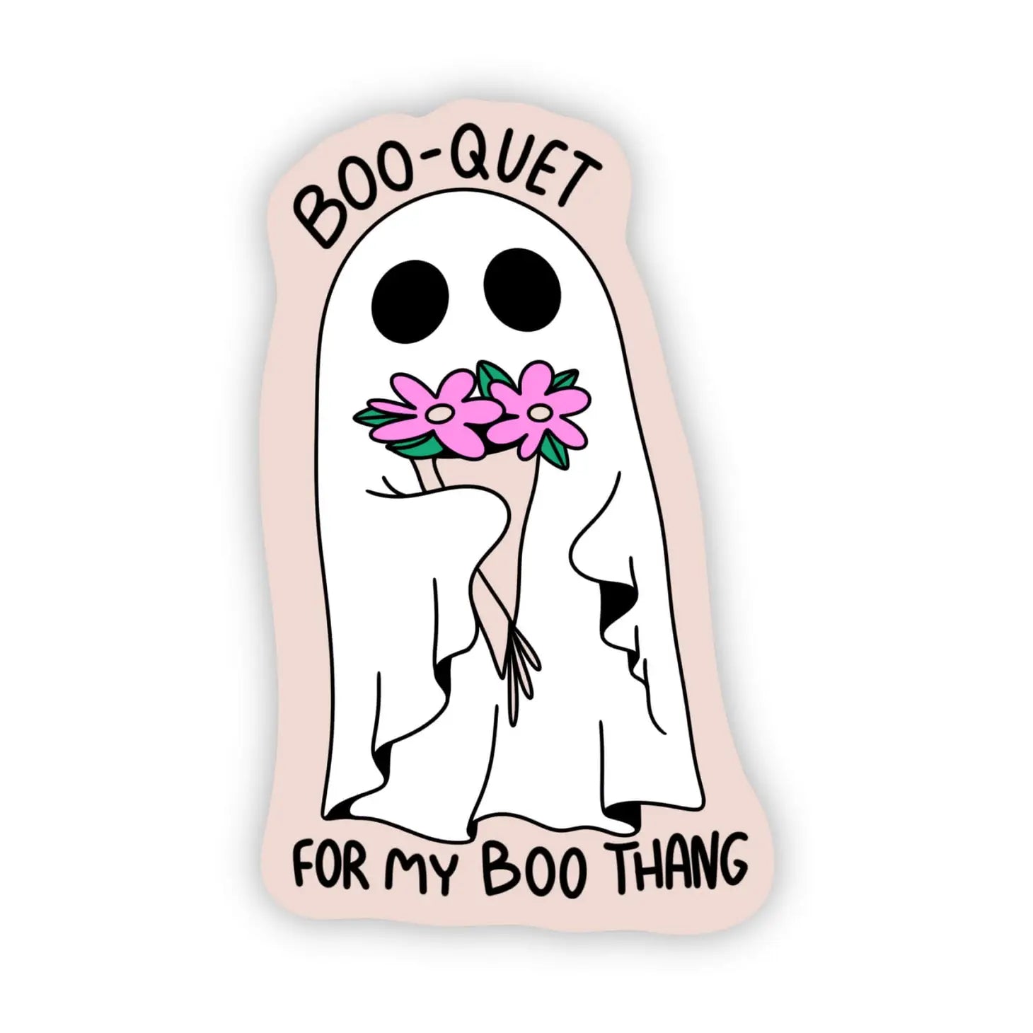 Plush toys for librarians with book - or library - card - shaped details "Boo-Quet For My Boo Thang" Vinyl Sticker Plush toys for librarians with book - or library - card - shaped details "Boo-Quet For My Boo Thang" Vinyl Sticker