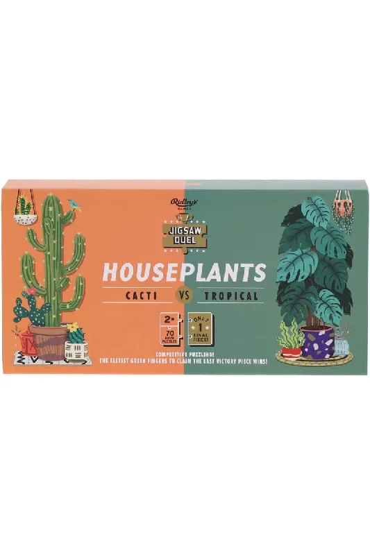 Puzzle - based scavenger hunt clues for treasure - hunting​ Jigsaw Duel Houseplants