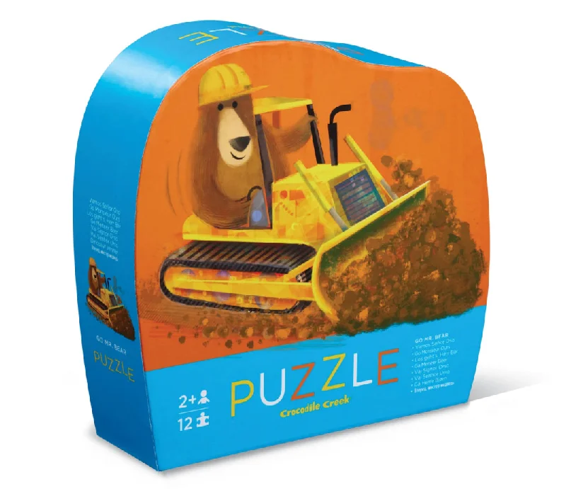 Puzzle - themed photo frames for displaying memories​ Crocodile Creek 12Pc Mini Go Mr Bear Puzzle