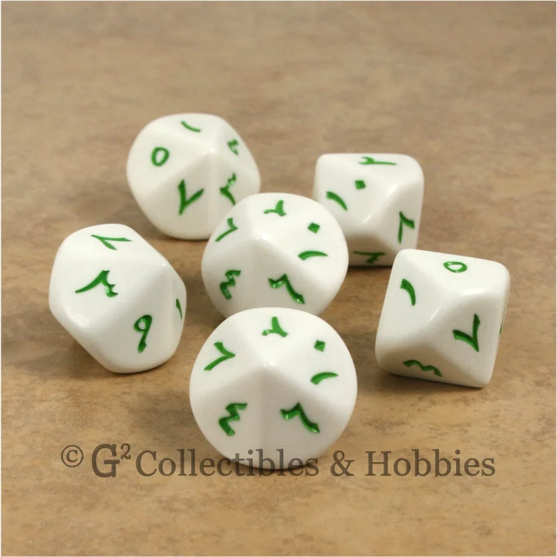 Cat - themed plush toys for feline enthusiasts D10 Arabic Indic Numbers Large 20mm Dice Set - Set of 6 Cat - themed plush toys for feline enthusiasts D10 Arabic Indic Numbers Large 20mm Dice Set - Set of 6