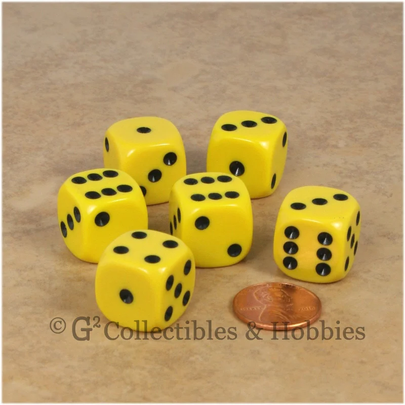 Interactive plush toys that talk and respond D6 16mm Rounded Edge Yellow with Black Pips 6pc Dice Set Interactive plush toys that talk and respond D6 16mm Rounded Edge Yellow with Black Pips 6pc Dice Set