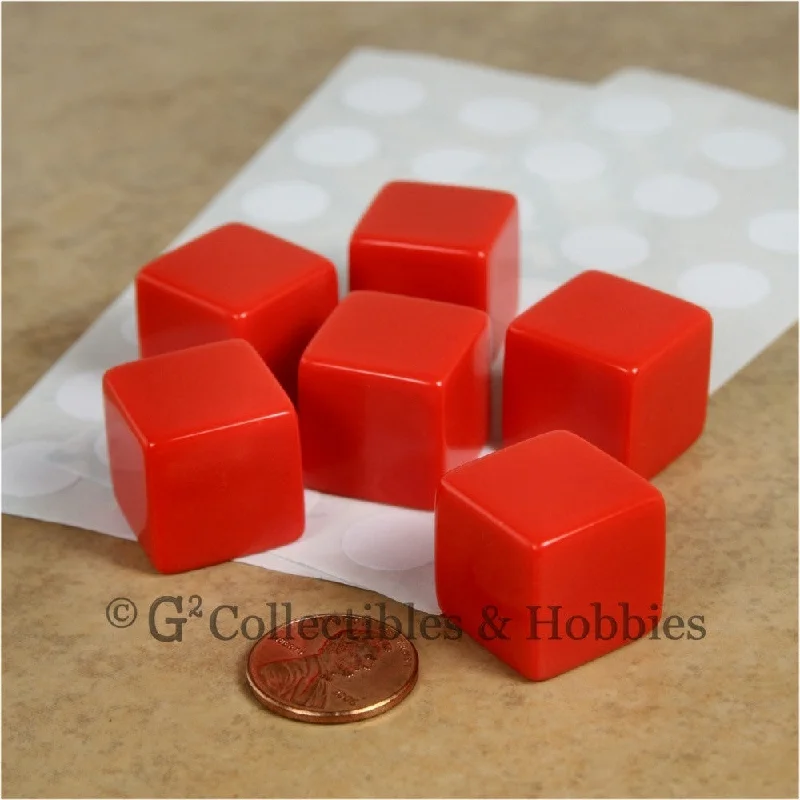 Plush toys for photographers with camera - lens - shaped features D6 19mm Blank Red 6pc Dice Set Plush toys for photographers with camera - lens - shaped features D6 19mm Blank Red 6pc Dice Set