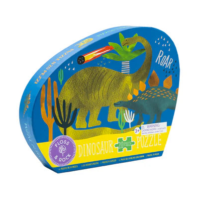 Food - shaped puzzles like pizza and ice cream Floss & Rock 20pc Jigsaw Puzzle- Dino Food - shaped puzzles like pizza and ice cream Floss & Rock 20pc Jigsaw Puzzle- Dino