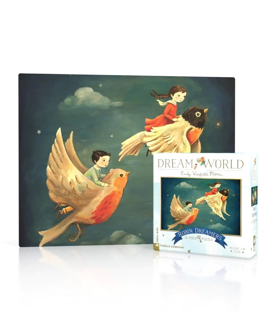 Puzzle - themed hair accessories for fashion statements​ Dream World 20Pc Mini Puzzle - Robin Dreamers