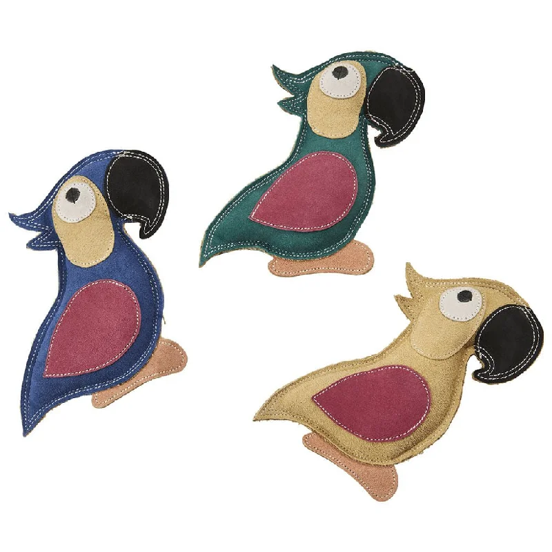 Dinosaur plush toys for prehistoric fans Dura-Fuse Leather Parrot, Assorted Colors, 8" Dinosaur plush toys for prehistoric fans Dura-Fuse Leather Parrot, Assorted Colors, 8"
