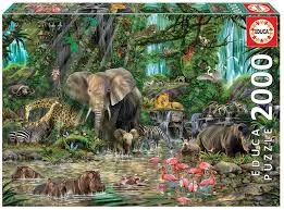Puzzle - themed party favors​ Educa African Jungle Puzzle - 2000Pc