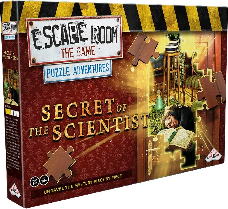 Disney - themed puzzles for fans of classic animations​ Escape Room The Game Puzzle Adventures The Secret of The Scientist | Jigsaw Puzzle and Escape Room in One for Adults and Teens (English Version)