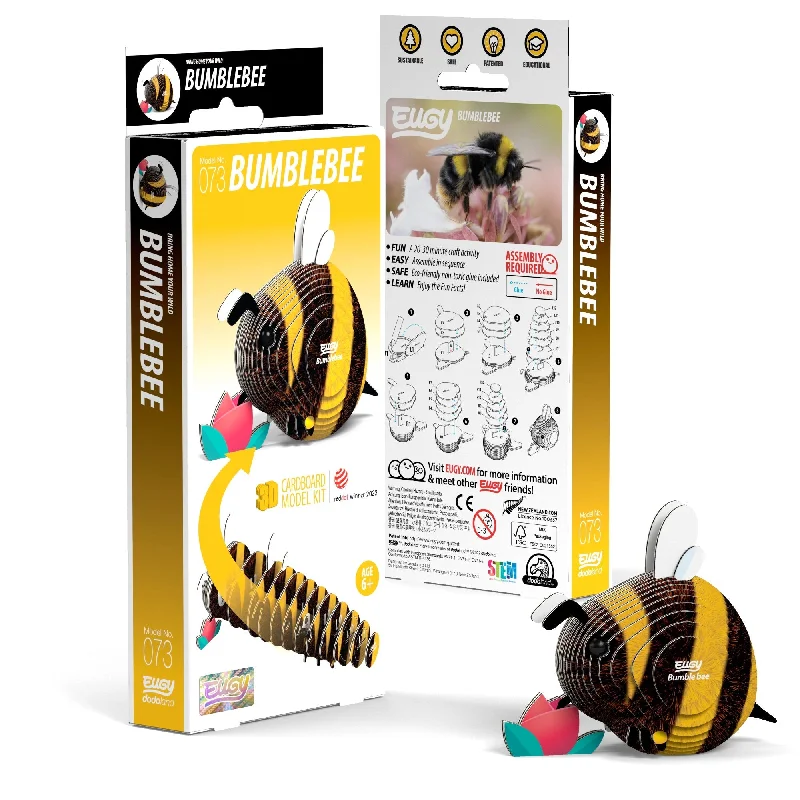 Puzzle - themed hair accessories for fashion statements​ EUGY Bumblebee 3D Puzzle