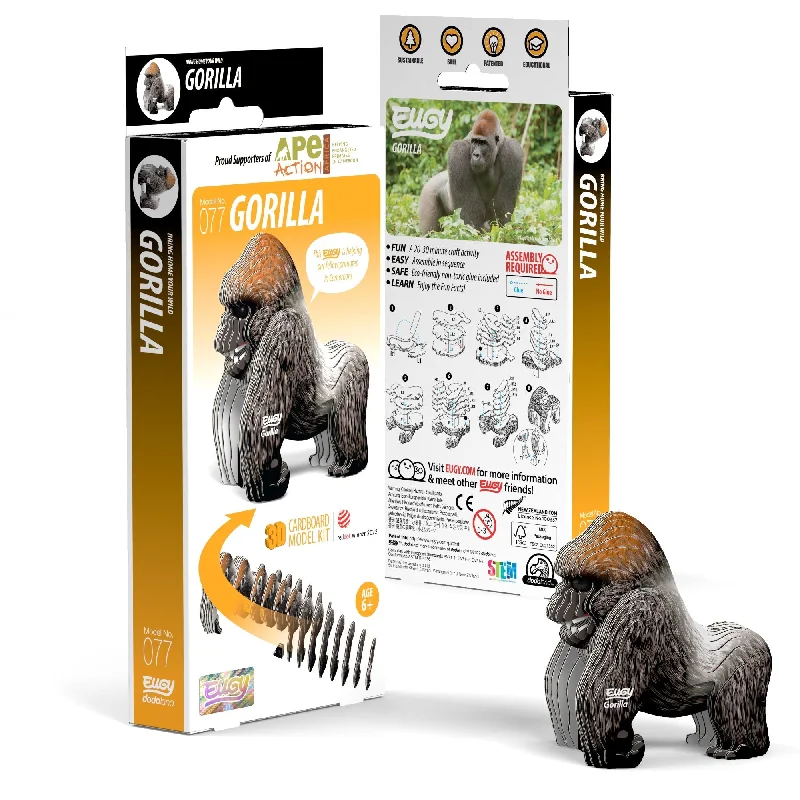 Puzzle - solving workshops for skill development​ EUGY Gorilla 3D Puzzle