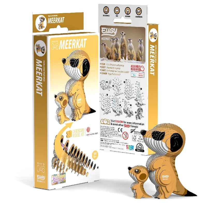 Food - shaped puzzles like pizza and ice cream​ EUGY Meerkat 3D Puzzle