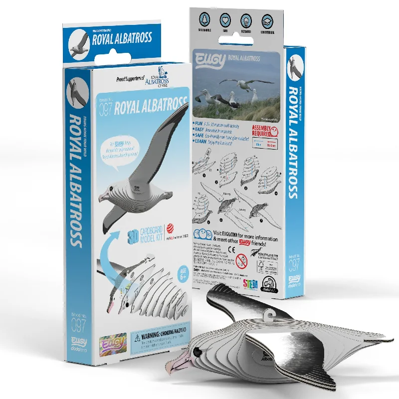 Christmas - holiday puzzles with festive scenes​ EUGY Royal Albatross 3D Puzzle