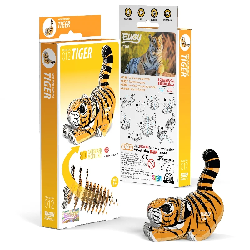 Puzzle decor for home interior accents​ EUGY Tiger 3D Puzzle