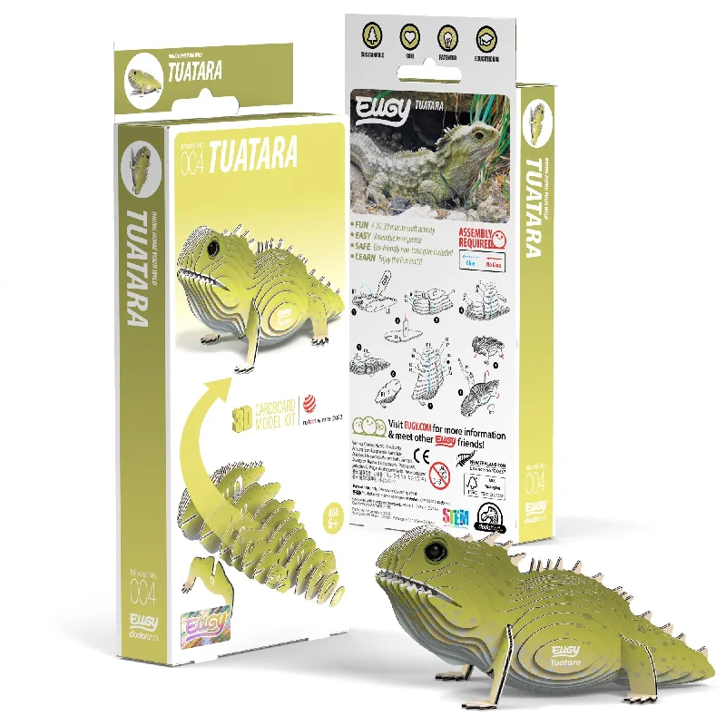 Puzzles for long - distance relationship bonding​ EUGY Tuatara 3D Puzzle