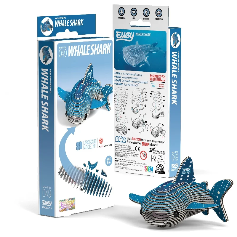 Puzzle - based science experiments for kids​ EUGY Whale Shark 3D Puzzle