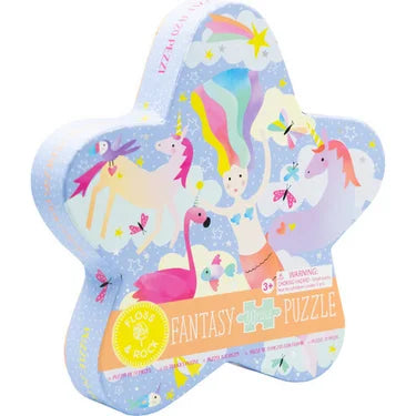 Puzzle - shaped bookends for book lovers​ Floss & Rock 20Pc Mini Fantasy Star-Shaped Puzzle