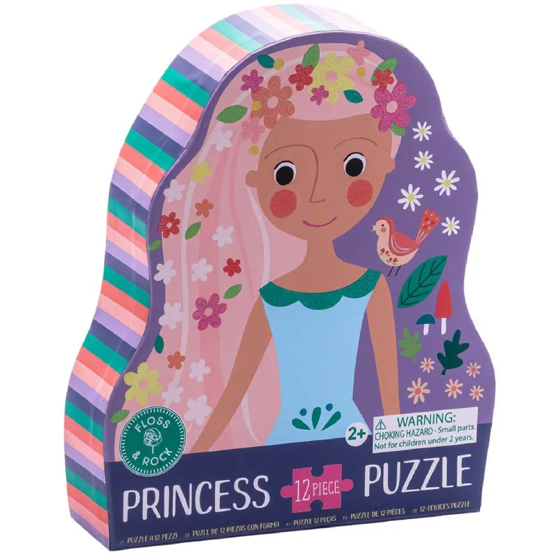 Puzzle - shaped ice cube trays for unique ice cubes​ Floss & Rock Puslespil m. formet motiv & æske 12 brikker Princess